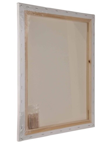 Niik Tele Tela Pittorica in Cotone Grezzo 13 x 18 x 1,7 cm con Graffe Posteriori da Dipingere per Pittori Pittura Telaio Telato alla Francese