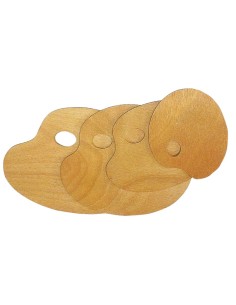 Tavolozze per dipingere ovali in legno "MyArte"
