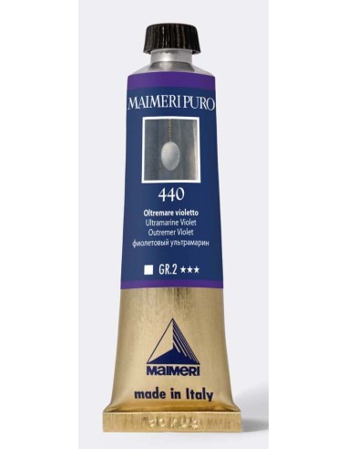 Colore ad olio purissimo Oltremare violetto 40 ml Maimeri