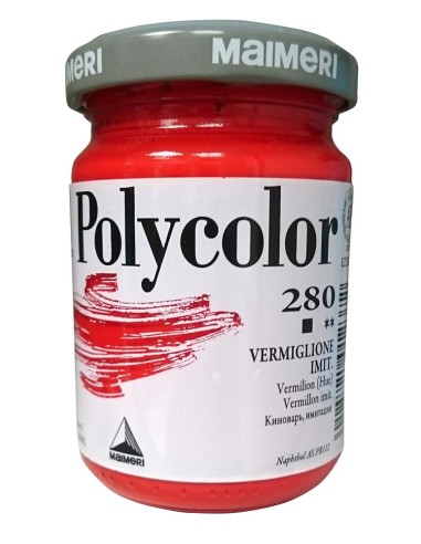 Colore acrilico opaco da 140 ml Giallo primario "Maimeri"
