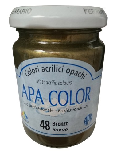 Colore acrilico serie APA COLOR 150 ml opaco Giallo Perlasc.