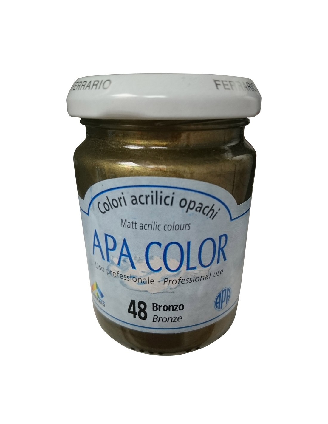 Colore acrilico serie APA COLOR 150 ml opaco Giallo Aci. Mic