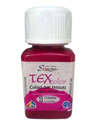 Colore per tessuto, normale, 50 ml Ciclamino FERRARIO