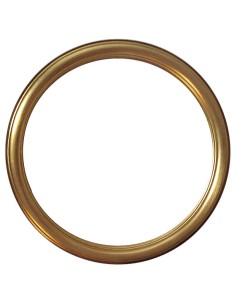 Cornice rotonda oro da 8 cm
