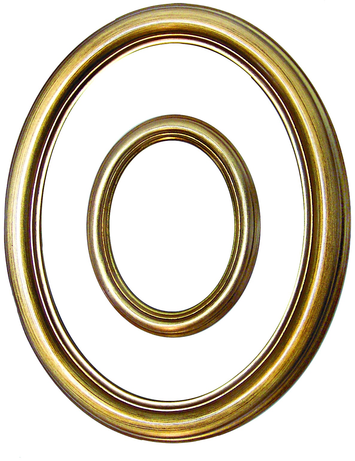 Reductor labyrinth Apple Cornice ovale in legno, oro 30x40 cm